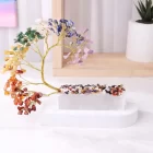 7 Chakra Tree 175 Beads On Selenite