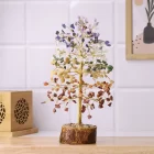7 Chakra Tree Gold Wire - 300 Beads