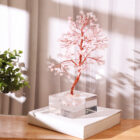 Rose Quartz Acrylic Tree