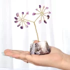 Amethyst Chips Tree In Raw Base