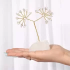 Clear Quartz Chips Tree In Raw Base
