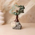 Green Aventurine and Jade Tumble Tree