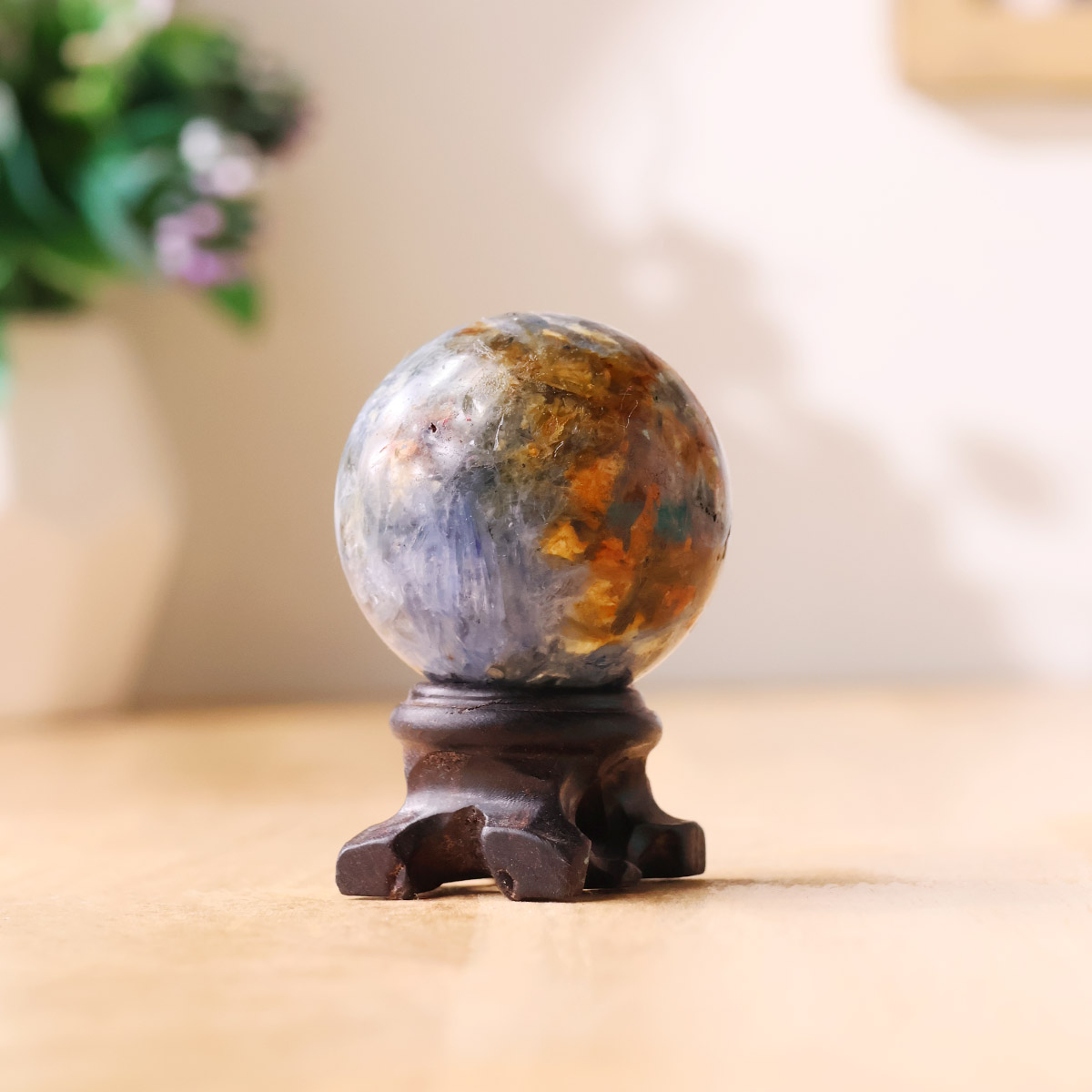 Blue Kyanite Sphere