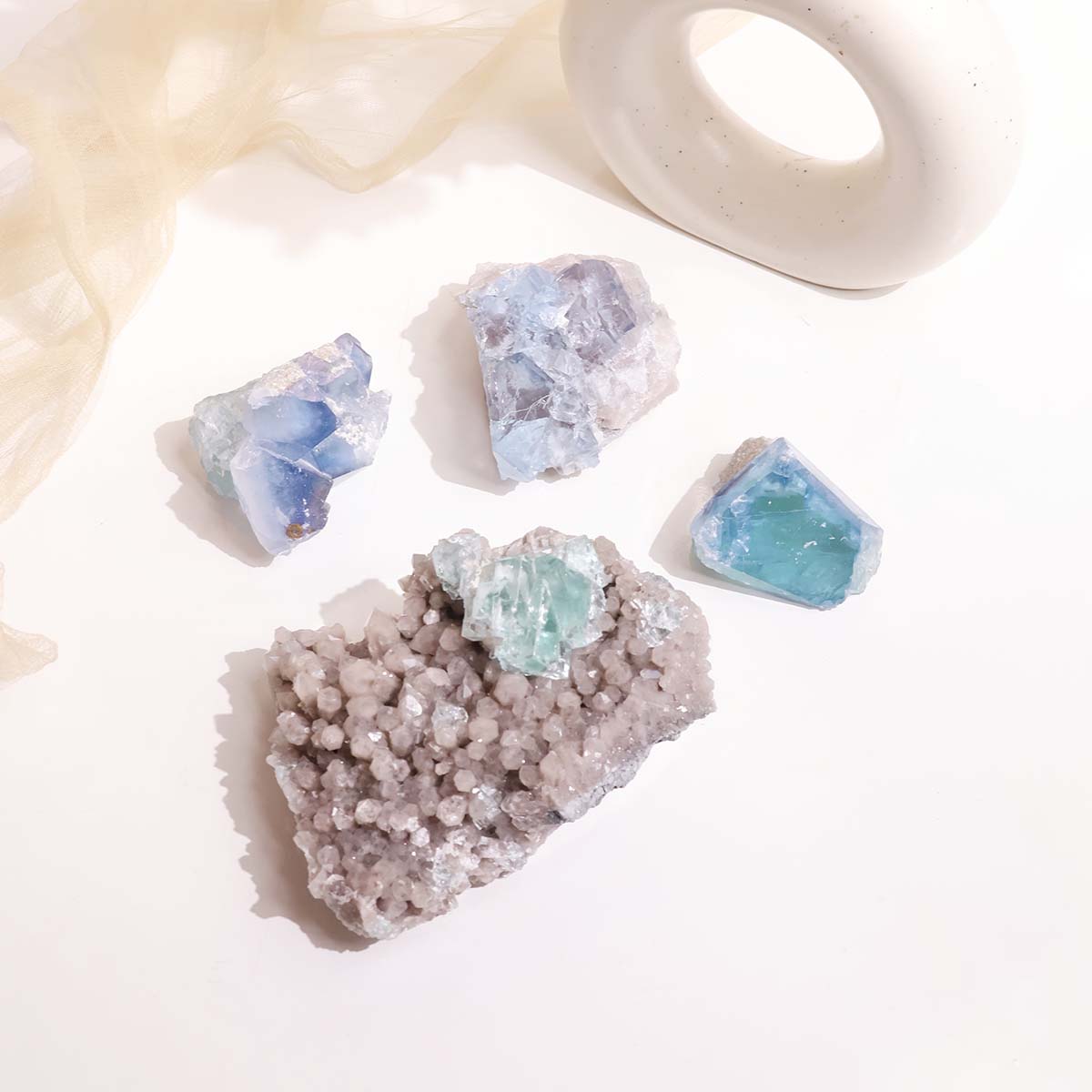 Fluorite Specimens Cluster - Image 3