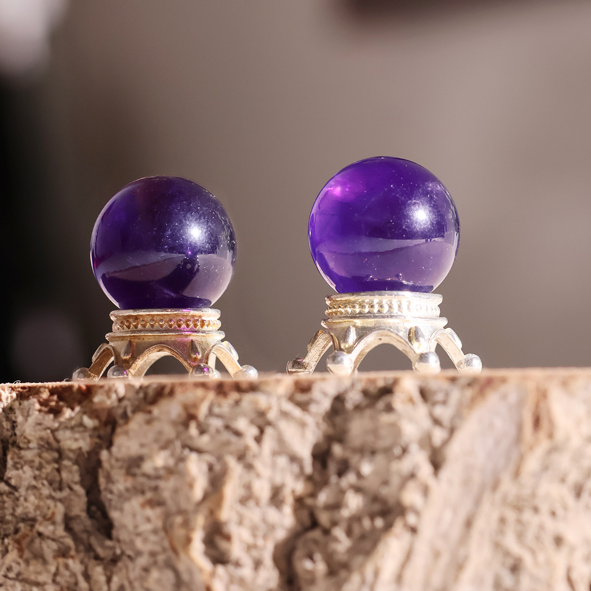Gem Amethyst Mini Sphere - Image 2