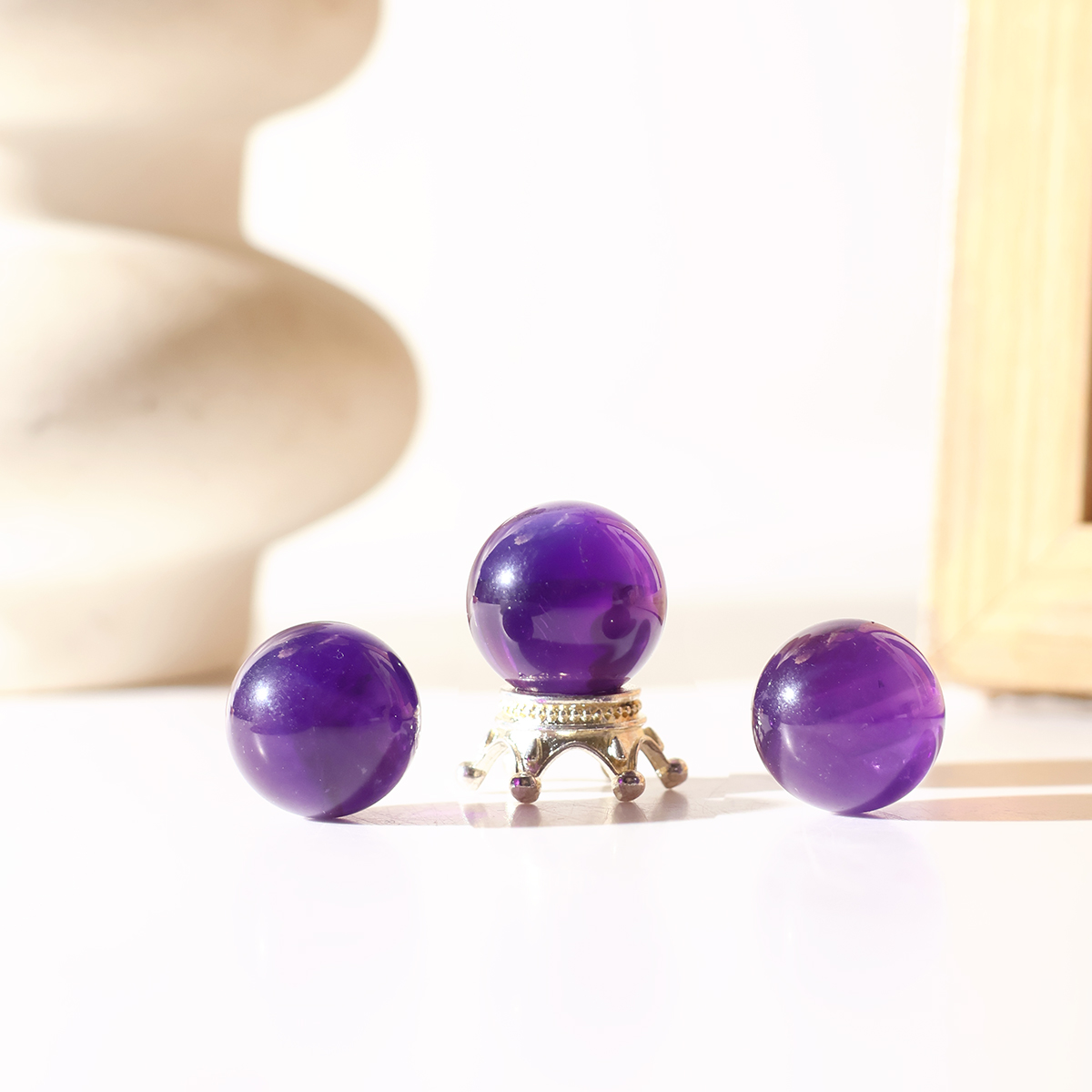 Gem Amethyst Mini Sphere - Image 5