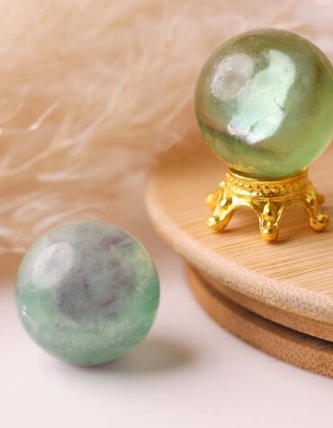 Green Fluorite Mini Ball 3 - Shubhanjali Store