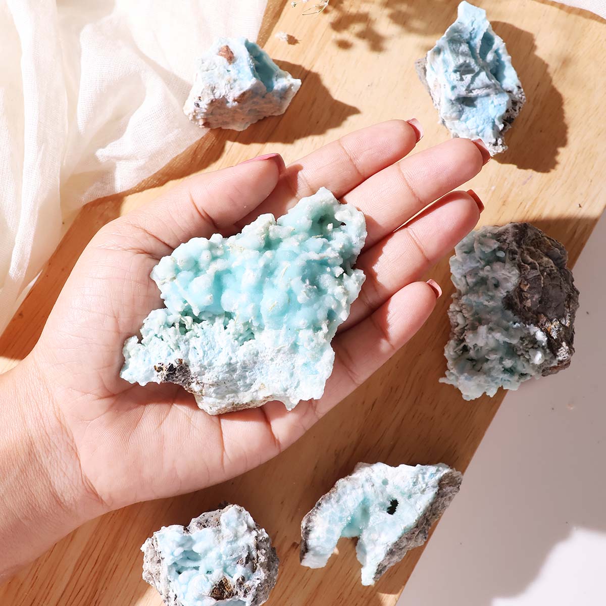 Hemimorphite Specimens Cluster - Image 17
