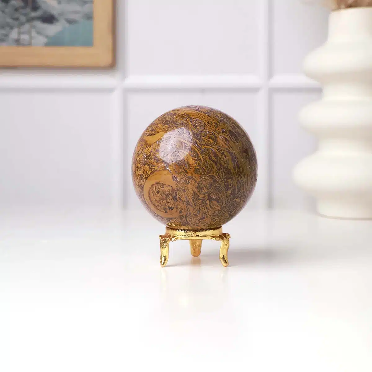 Mariyam Jasper Sphere - Image 6