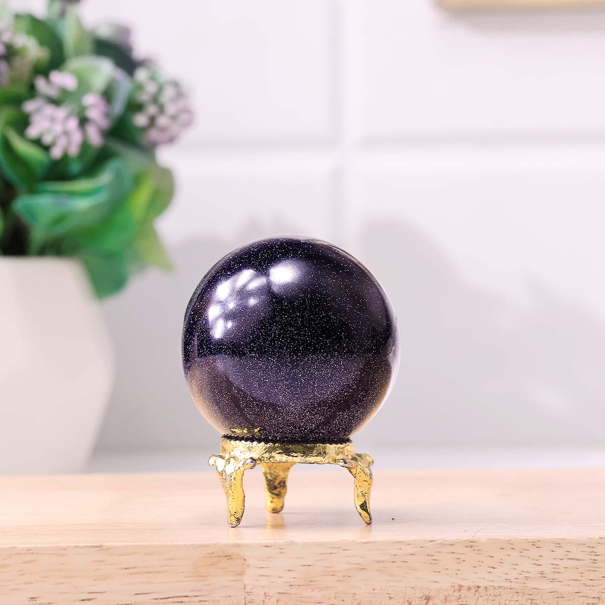 Blue Goldstone Sphere - Image 5