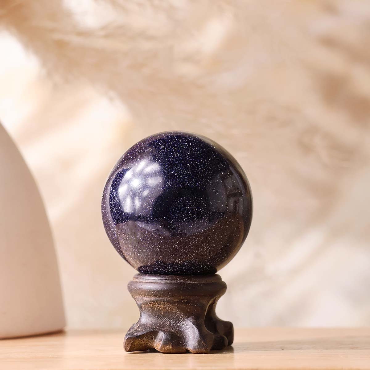 Blue Goldstone Sphere - Image 2