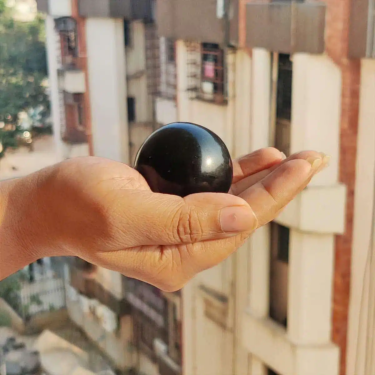 Black Tourmaline Sphere - Image 2