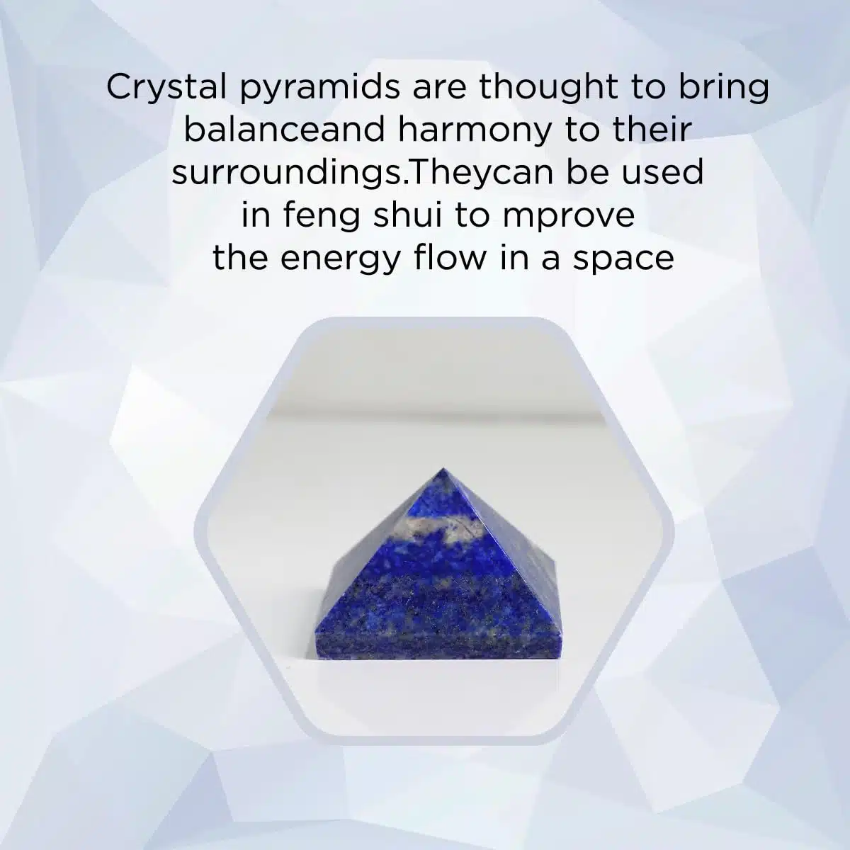 Lapis Lazuli Stone Pyramid In Small - Image 7