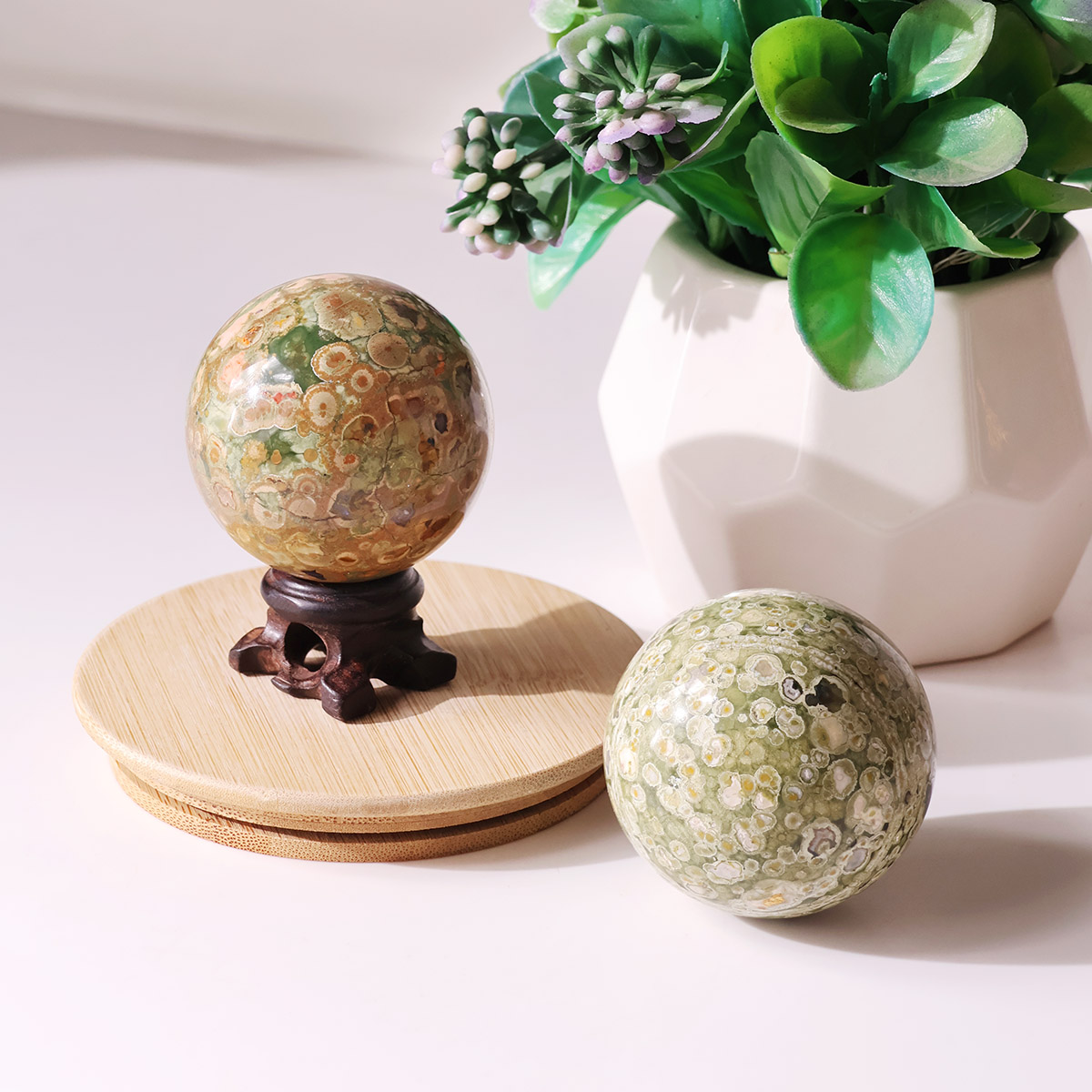 Rain Forest Jasper Sphere - Image 7