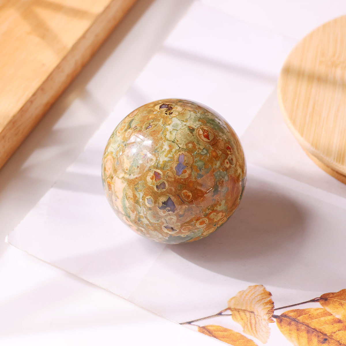 Rain Forest Jasper Sphere - Image 8