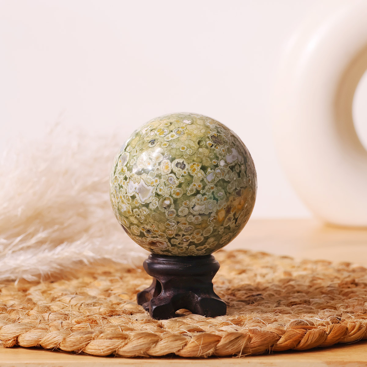 Rain Forest Jasper Sphere - Image 2