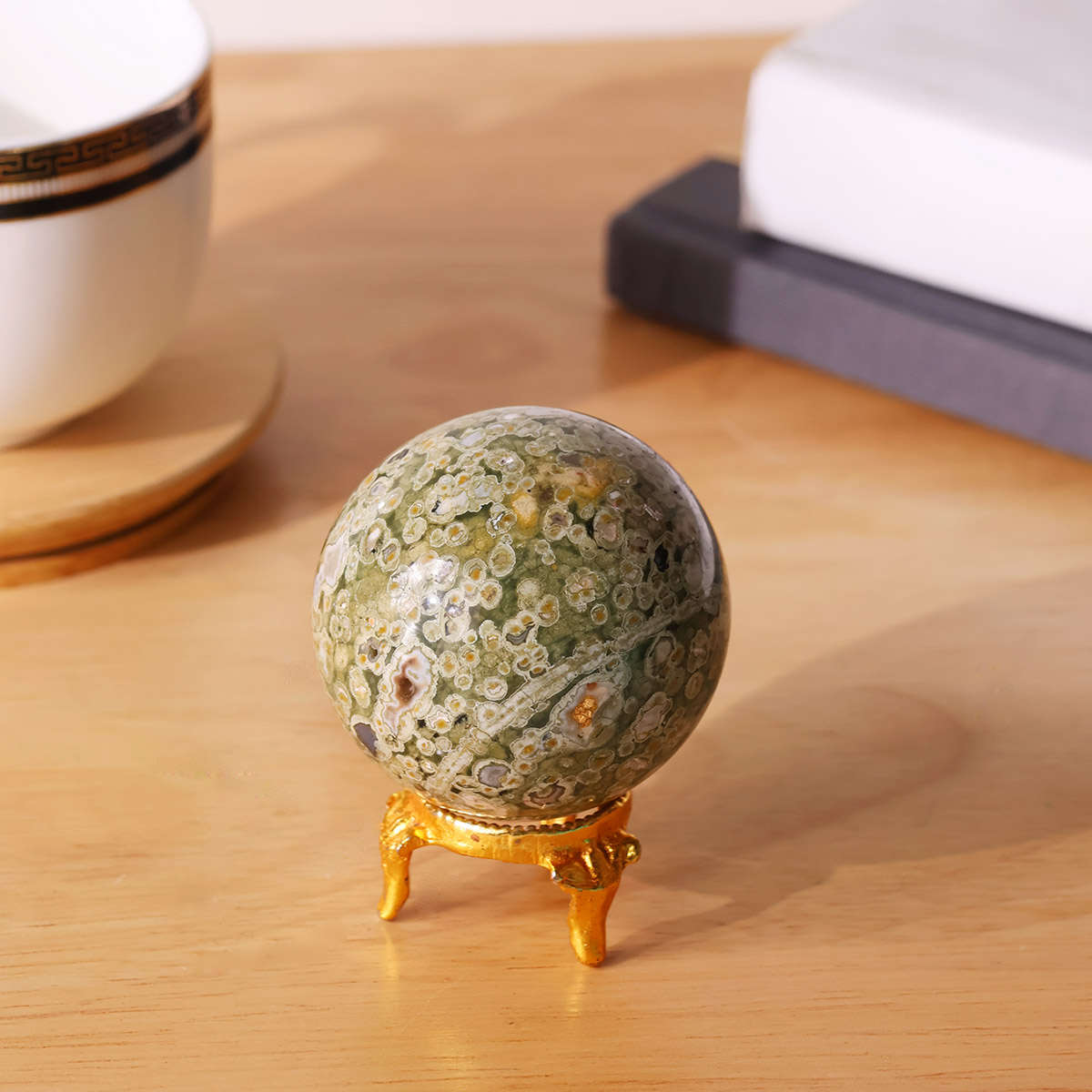 Rain Forest Jasper Sphere