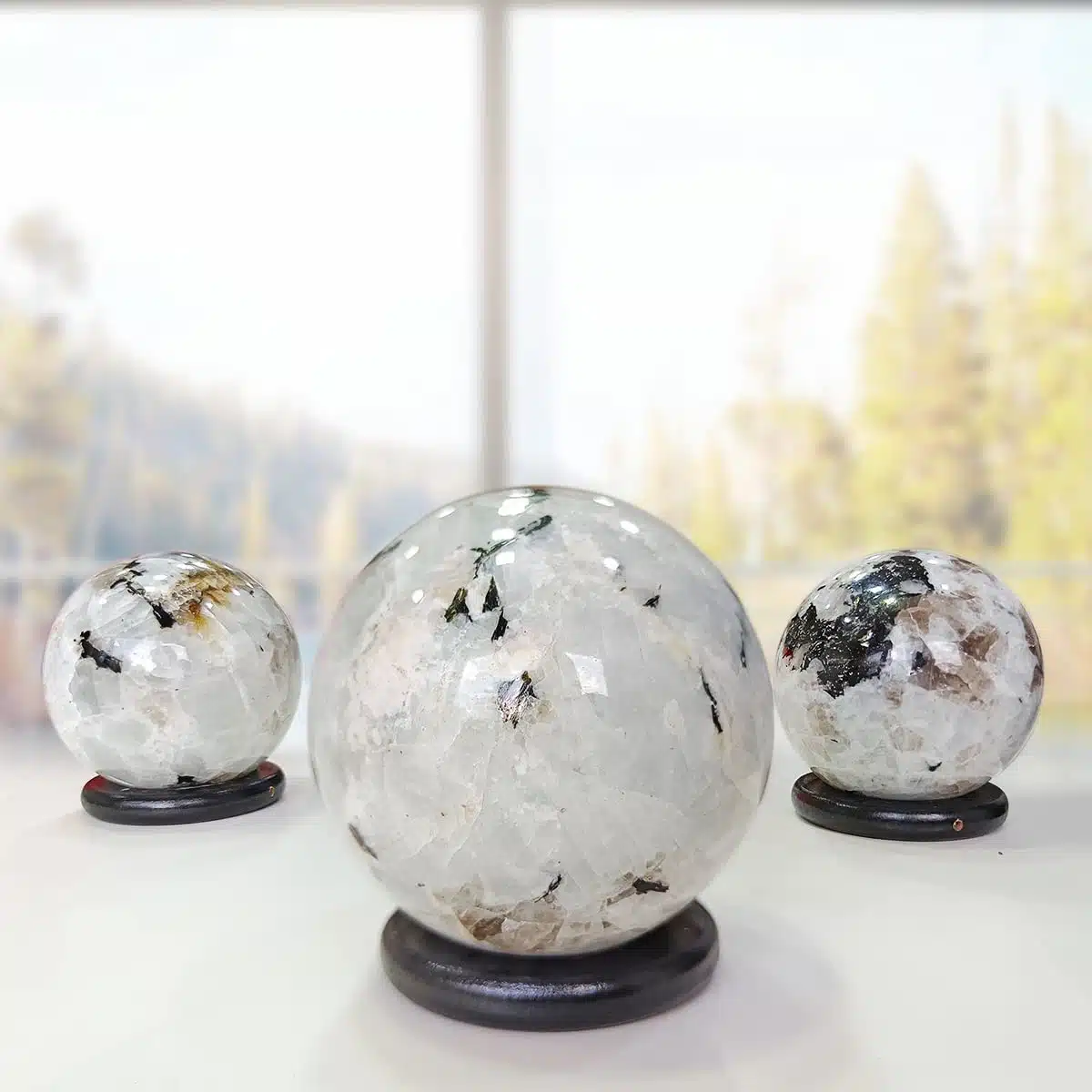 Rainbow Moonstone Sphere - Image 4