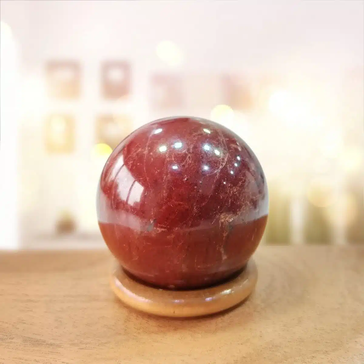 Red Jasper Sphere