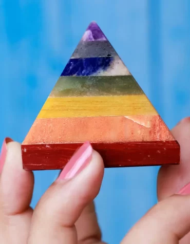 7 Chakra Stone Pyramid