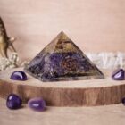 Amethyst Orgone Pyramid