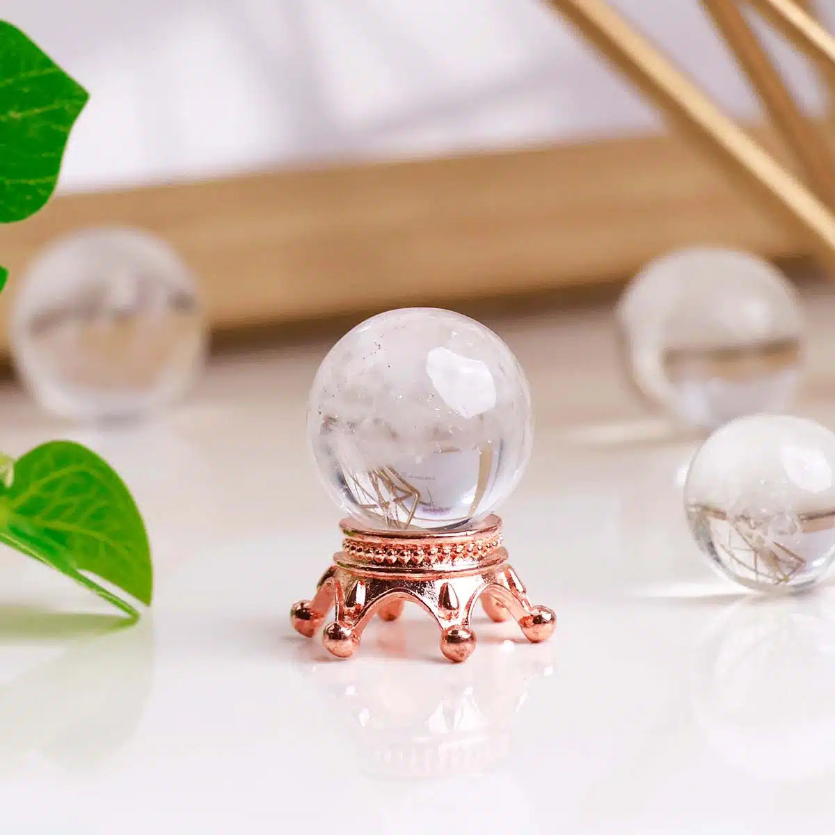 Clear Quartz Mini Sphere - Image 2