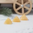 Golden Quartz stone Pyramid