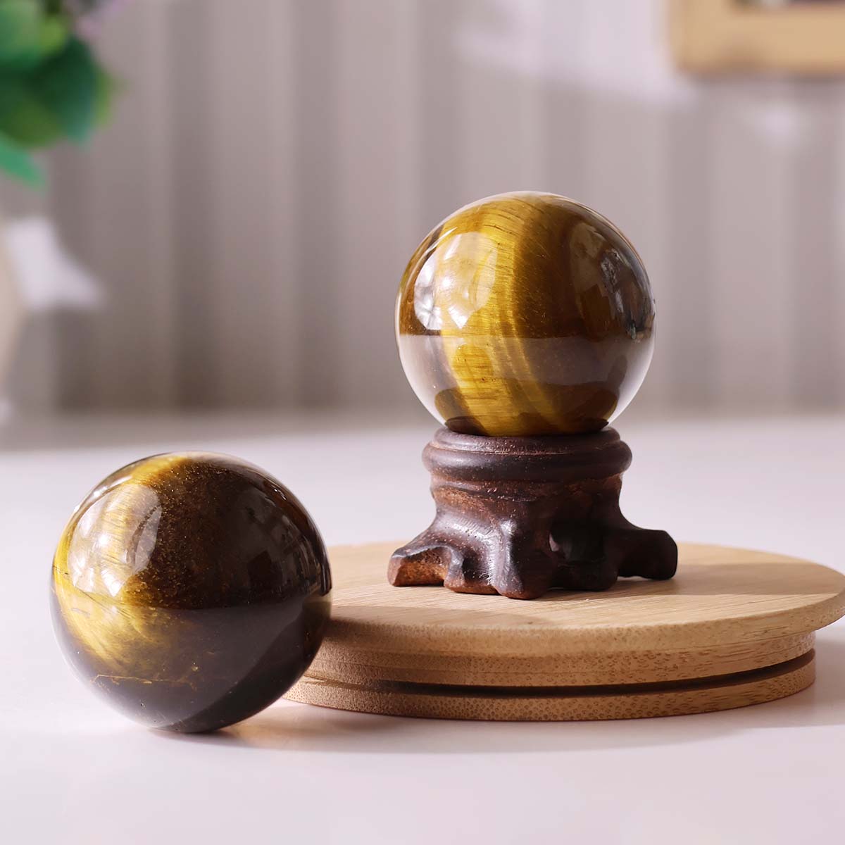 Tiger Eye Sphere AA - Image 6