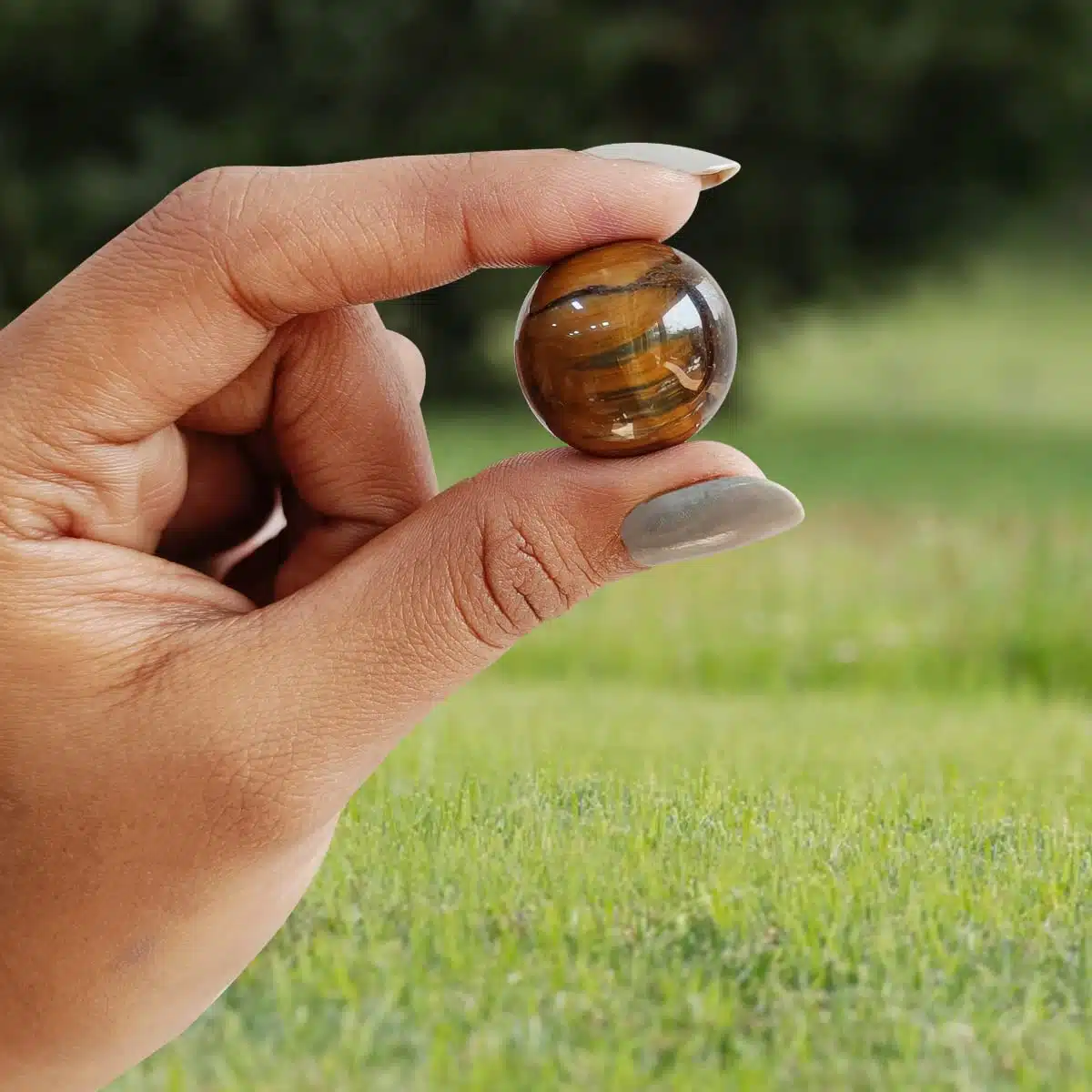 Tiger Eye Mini Sphere - Image 3