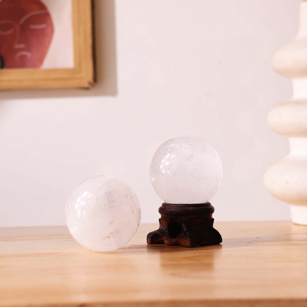 White Calcite Sphere - Image 7