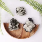Black Tourmaline With Quartz Cluster