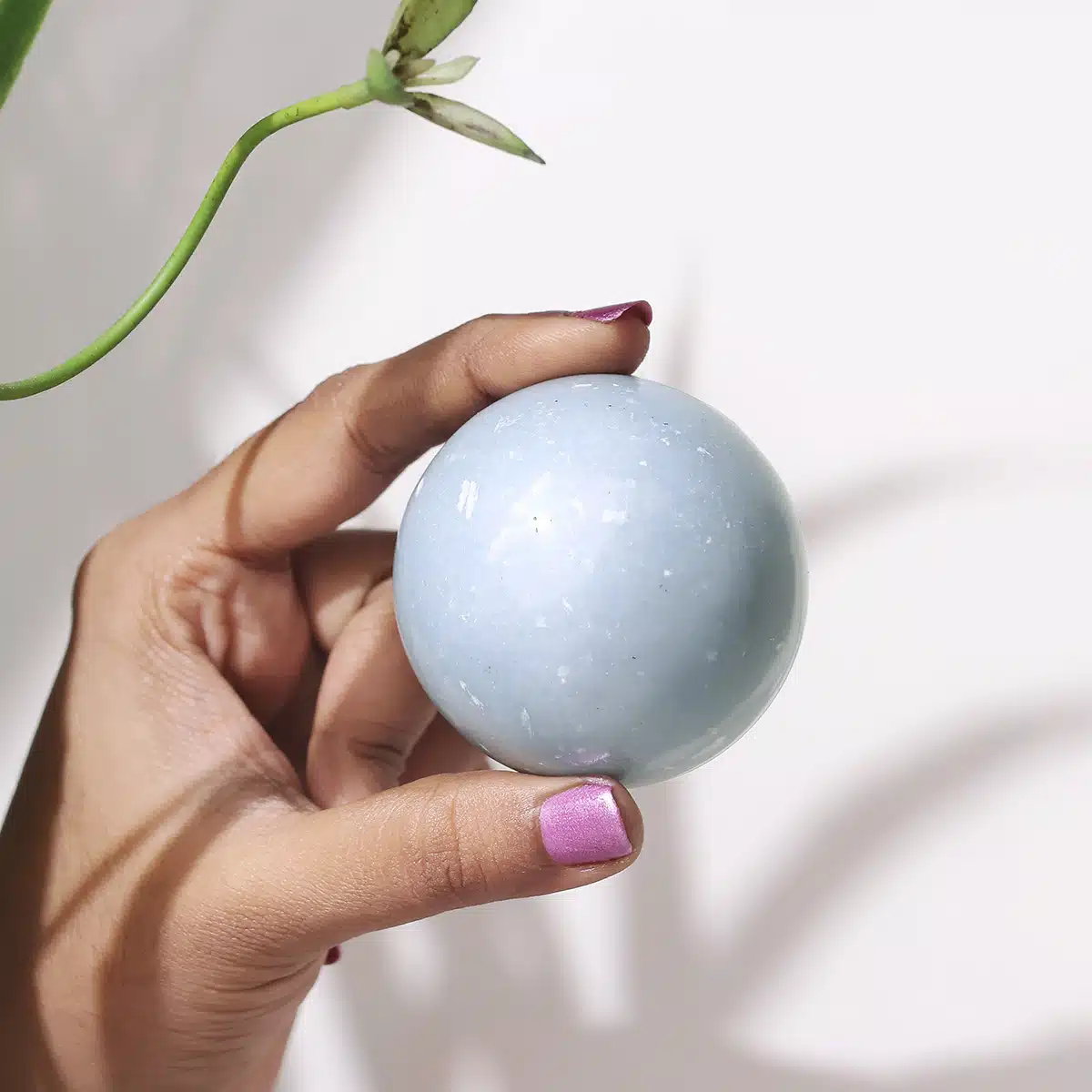 Blue Calcite Sphere