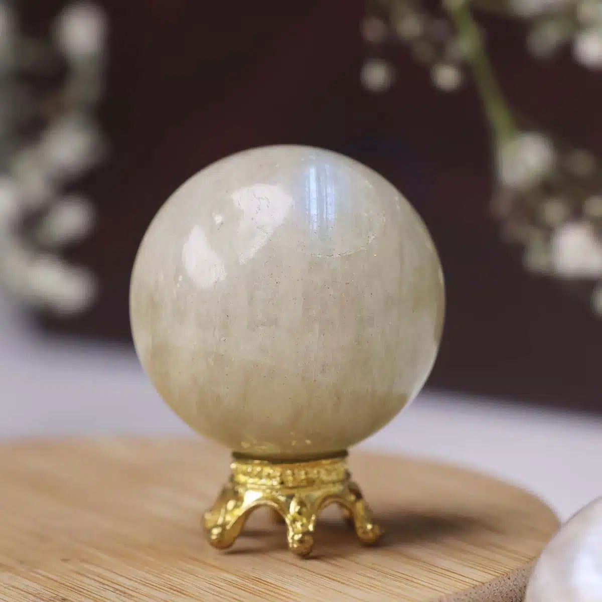 Blue Moonstone Mini Sphere - Image 2