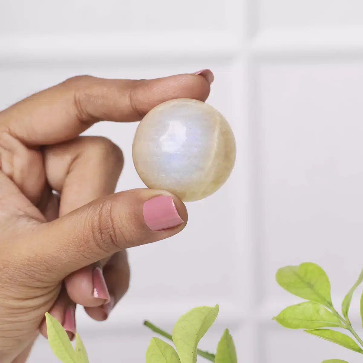 Blue Moonstone Mini Sphere - Image 7
