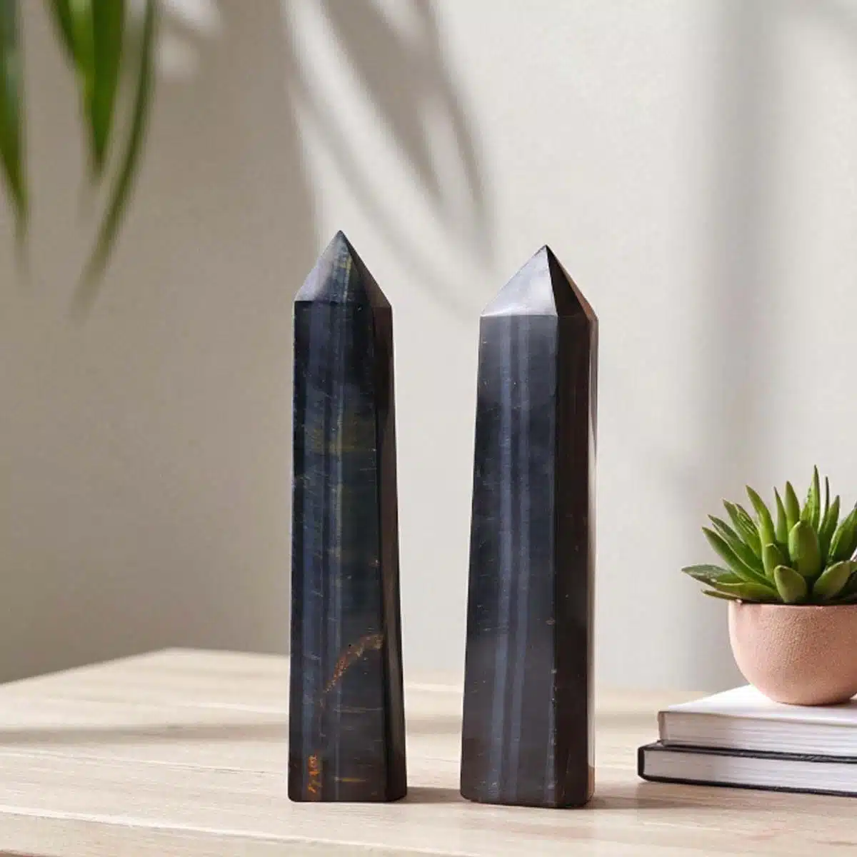 Blue Tiger Eye Pencil Tower Big - Image 2