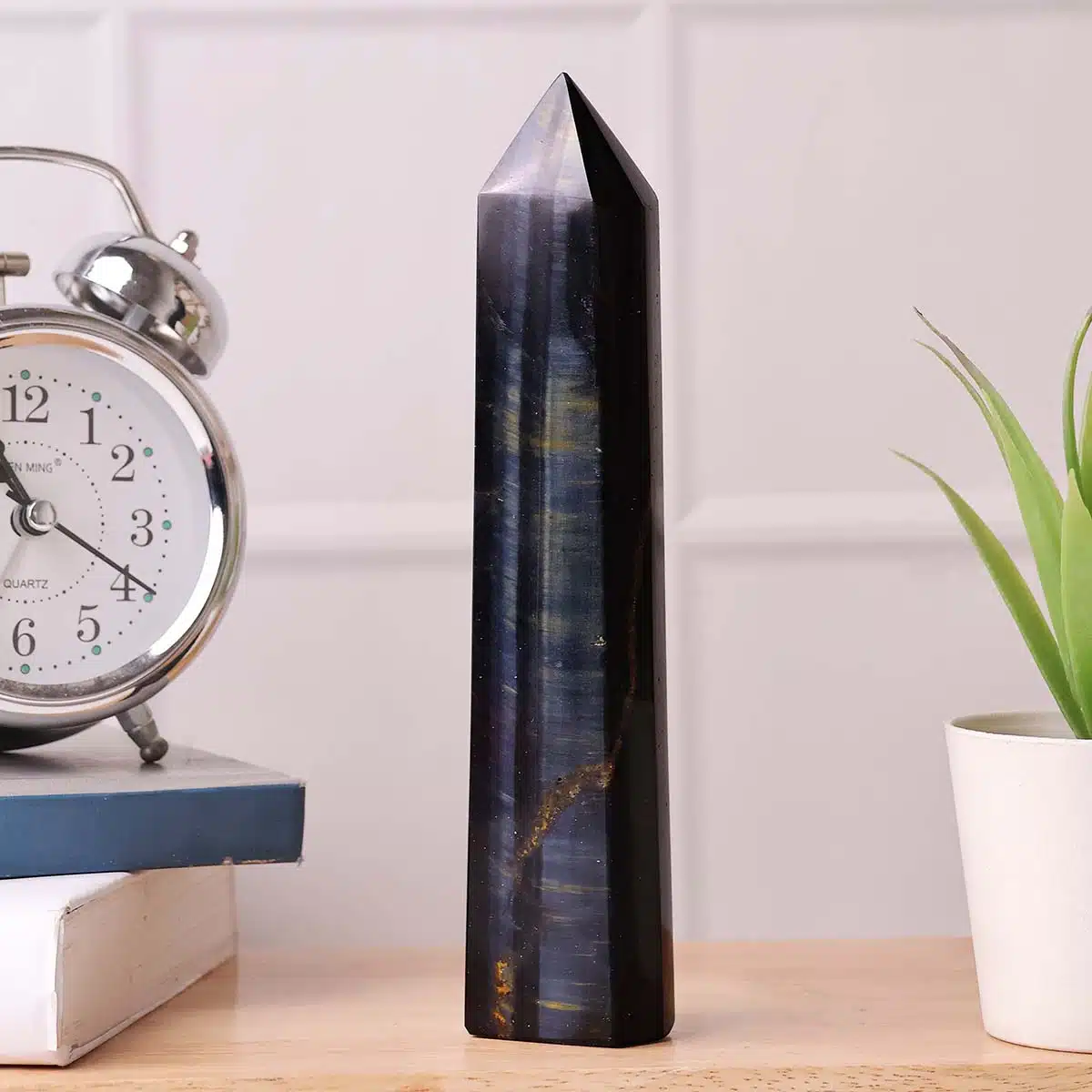 Blue Tiger Eye Pencil Tower Big - Image 3