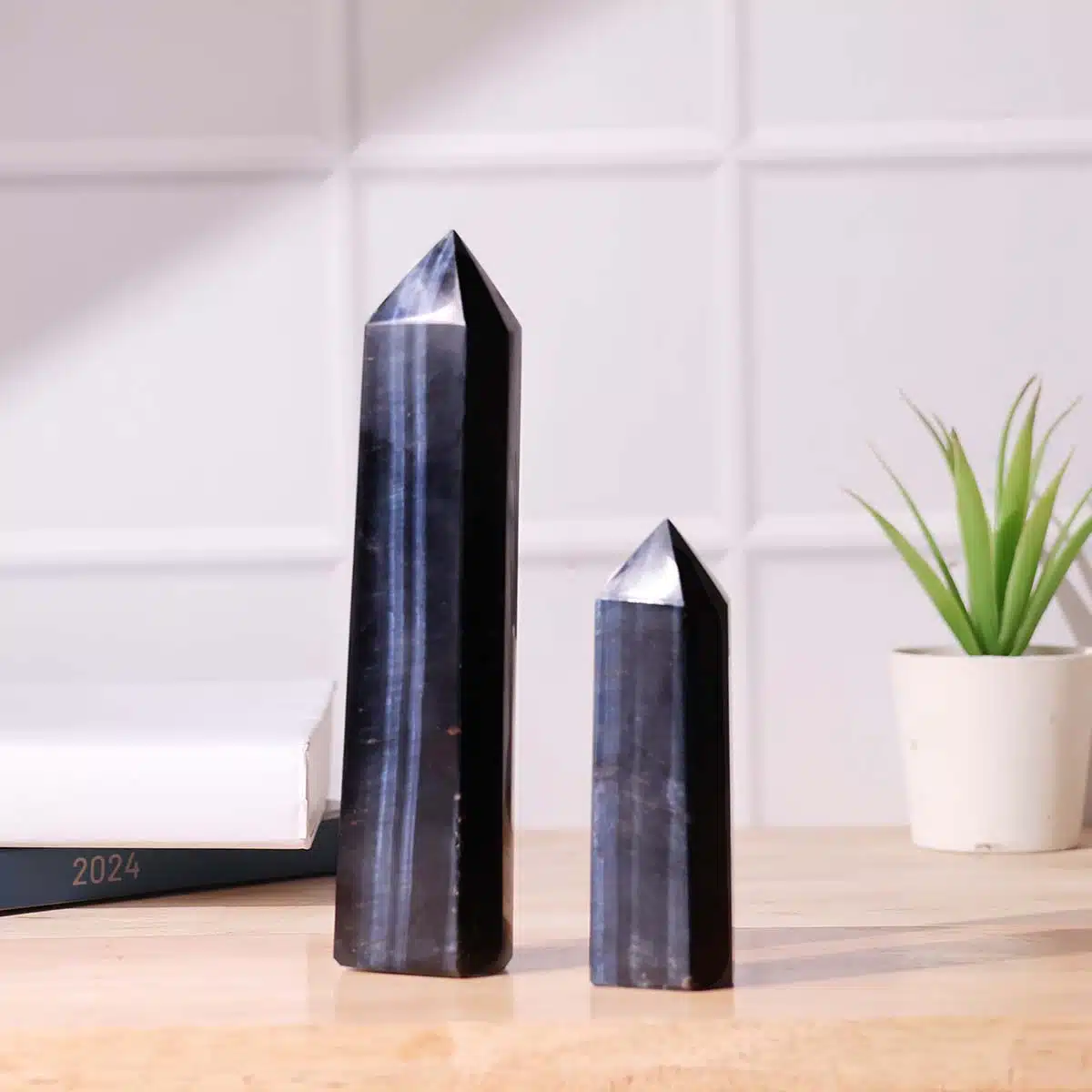 Blue Tiger Eye Pencil Tower Big - Image 4
