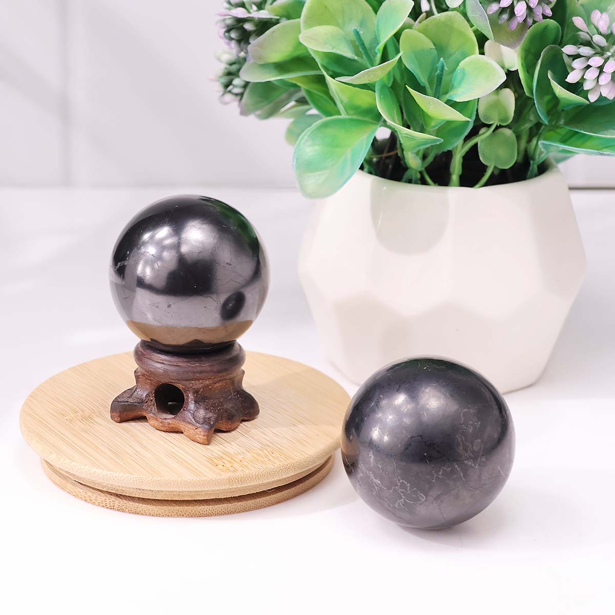 Carbon Shungite Sphere - Image 5