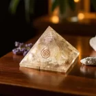 Citrine Orgone Pyramid