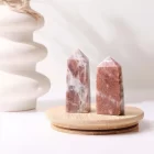 Golden Sunstone With Moonstone Tower Point