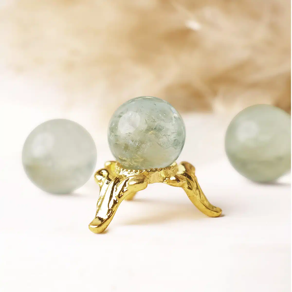 Green Amethyst Mini Sphere - Image 3