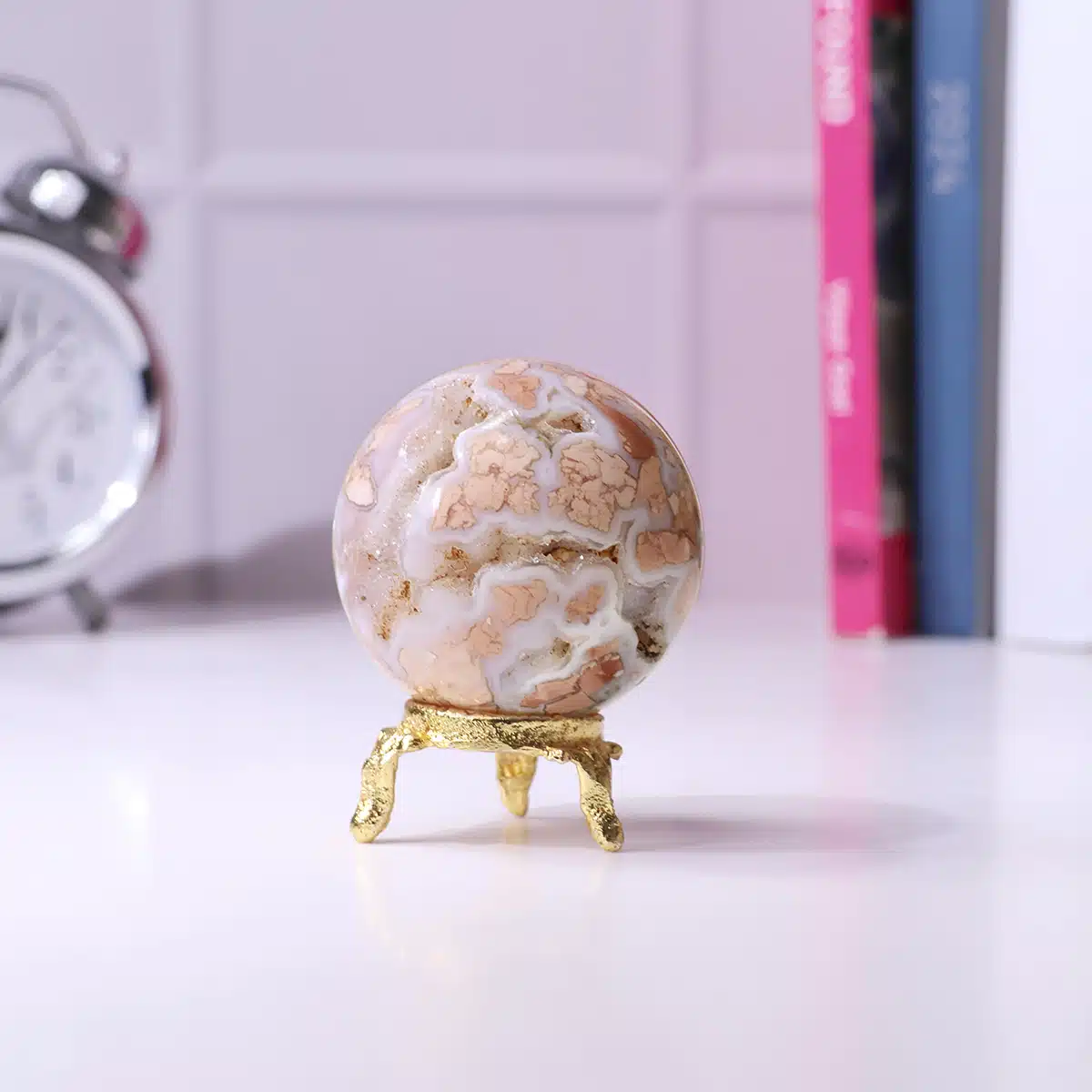 Petal Agate Sphere - Image 3