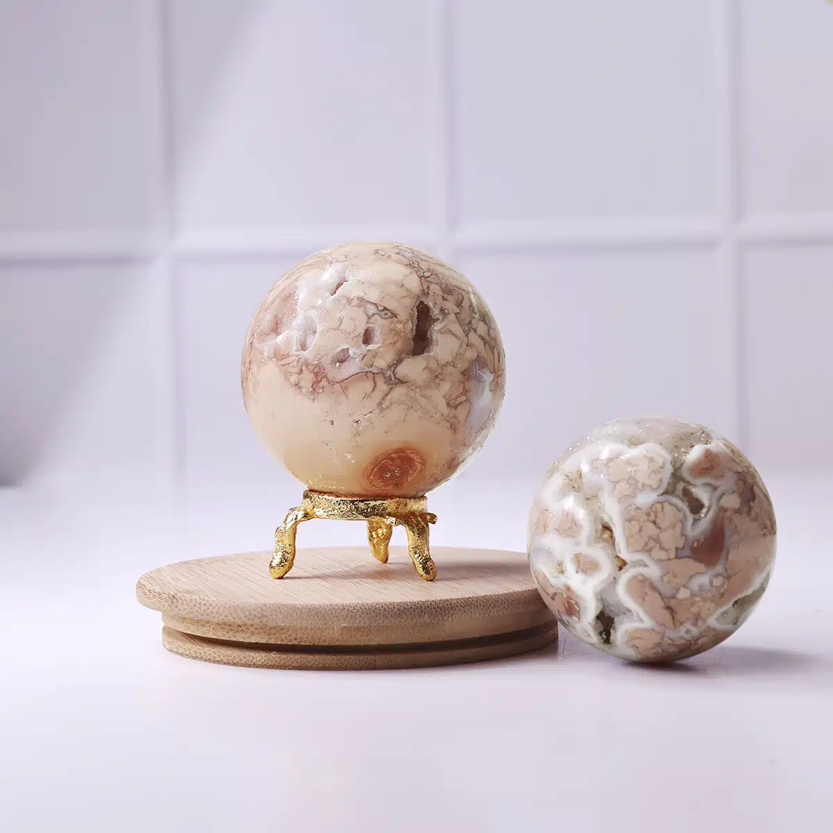Petal Agate Sphere - Image 5