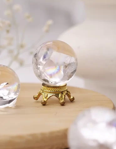 rainbow clear quartz mini ball 10.jpg - Shubhanjali Store