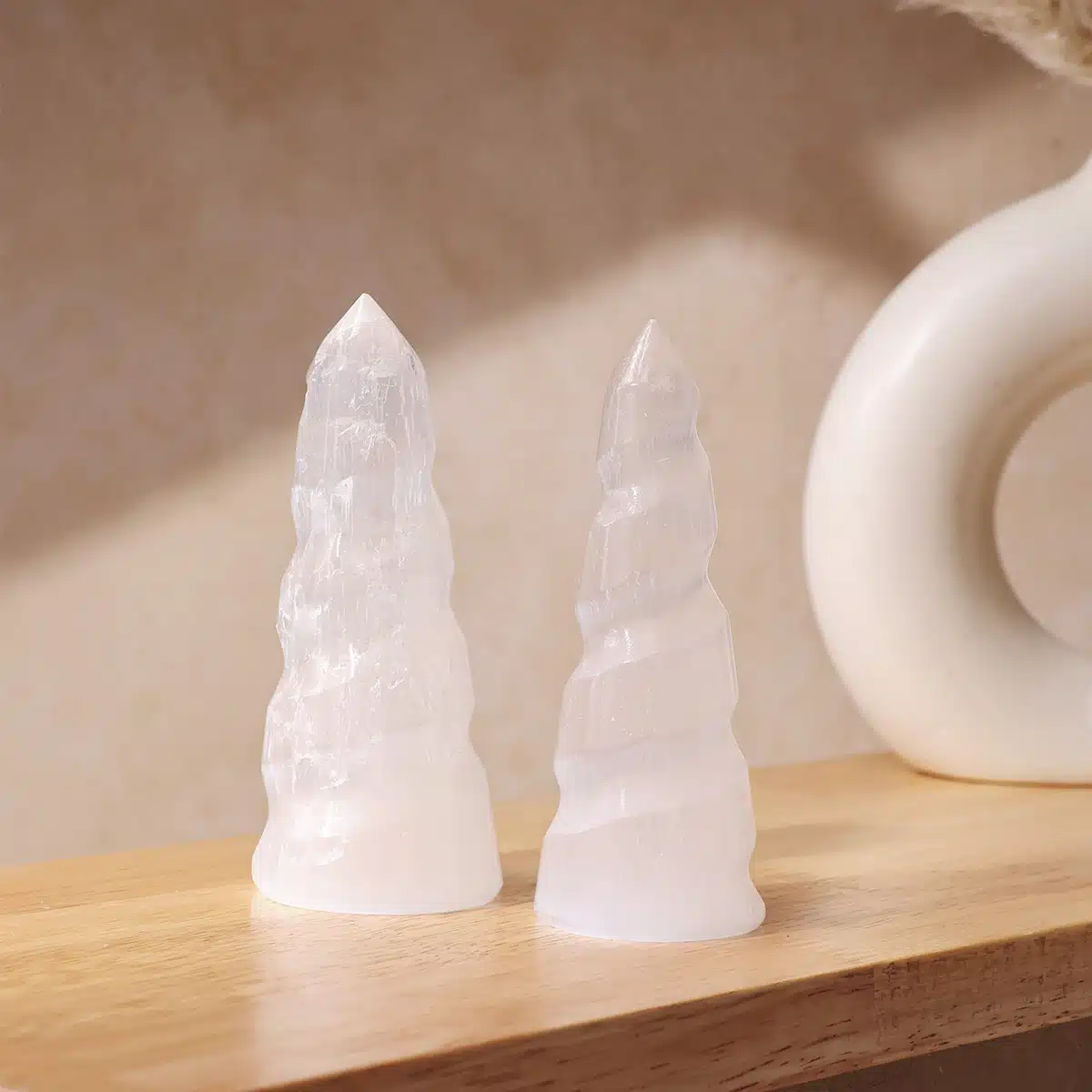Selenite Spiral Tower - Image 2