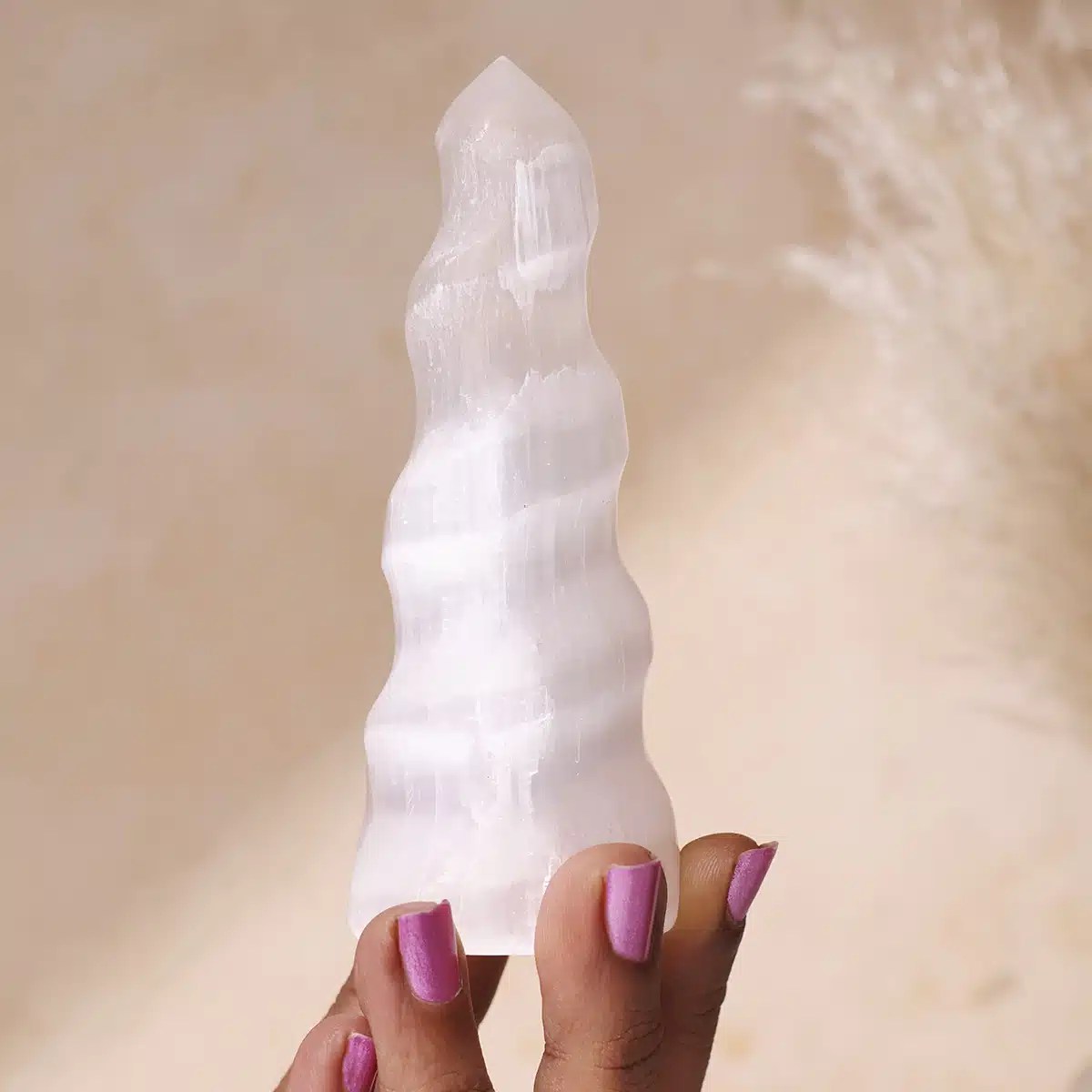 Selenite Spiral Tower - Image 5