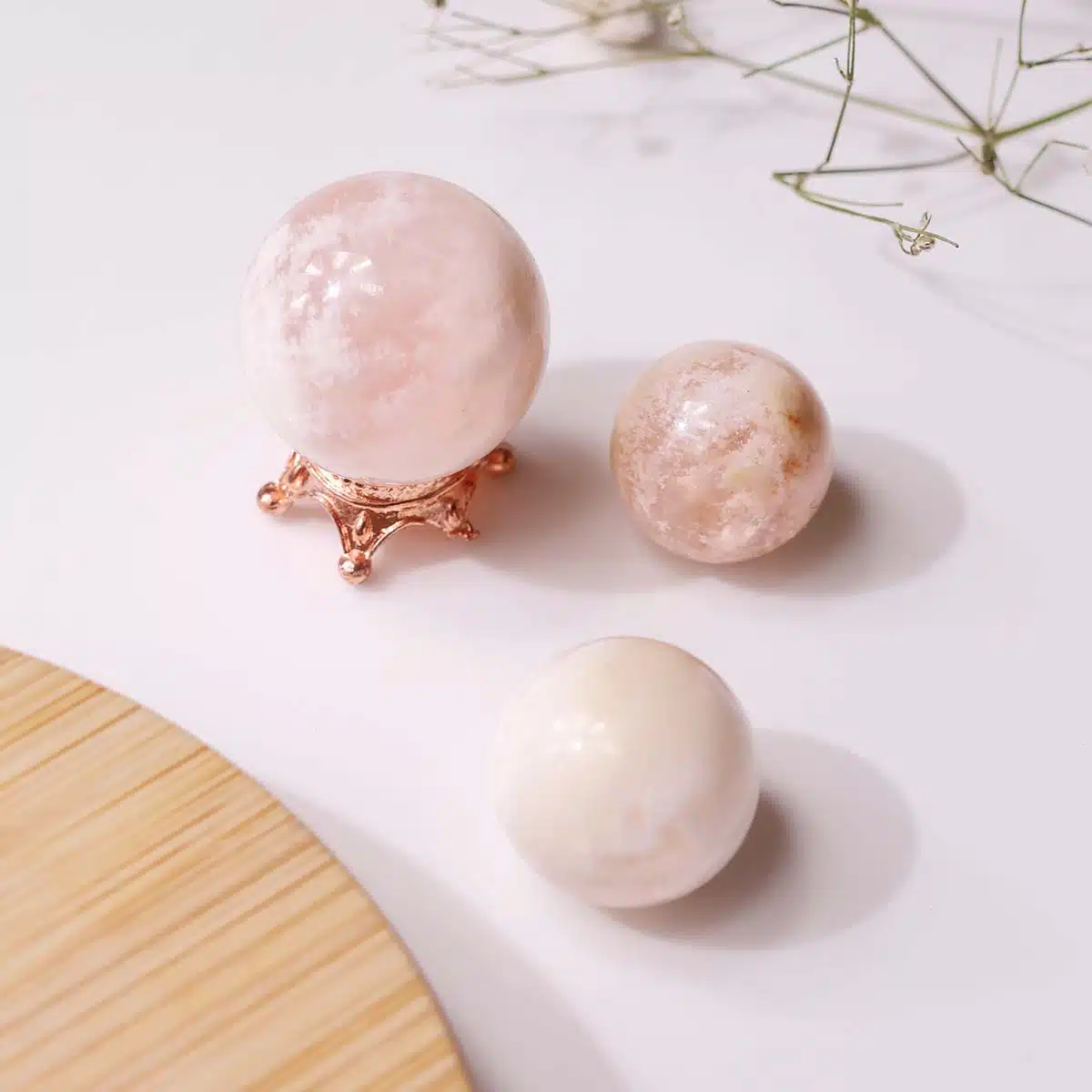 Snowflake Garden Quartz Mini Sphere - Image 2