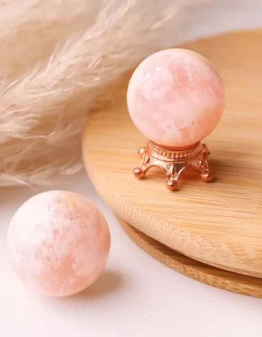 Snowflake Garden Quartz Mini Sphere